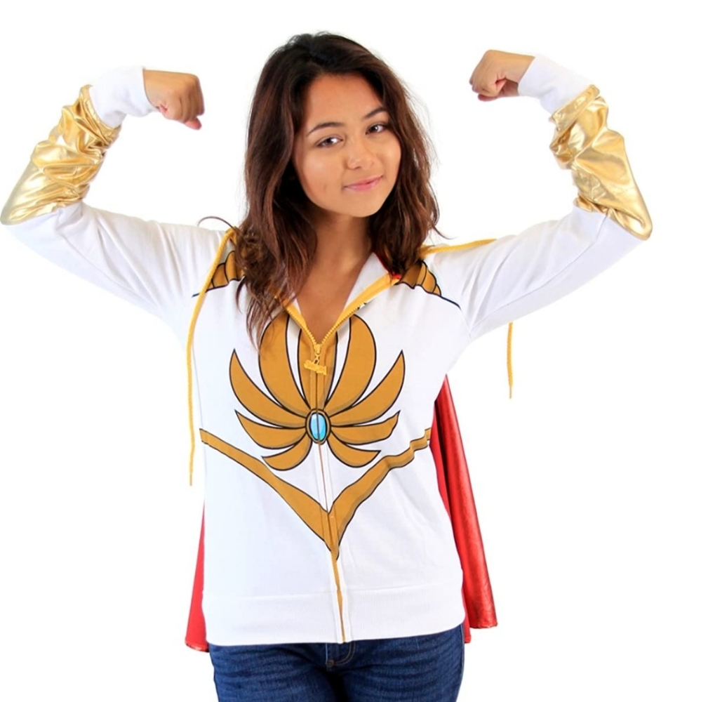 She Ra Hoodie w detachable cape Jr XL